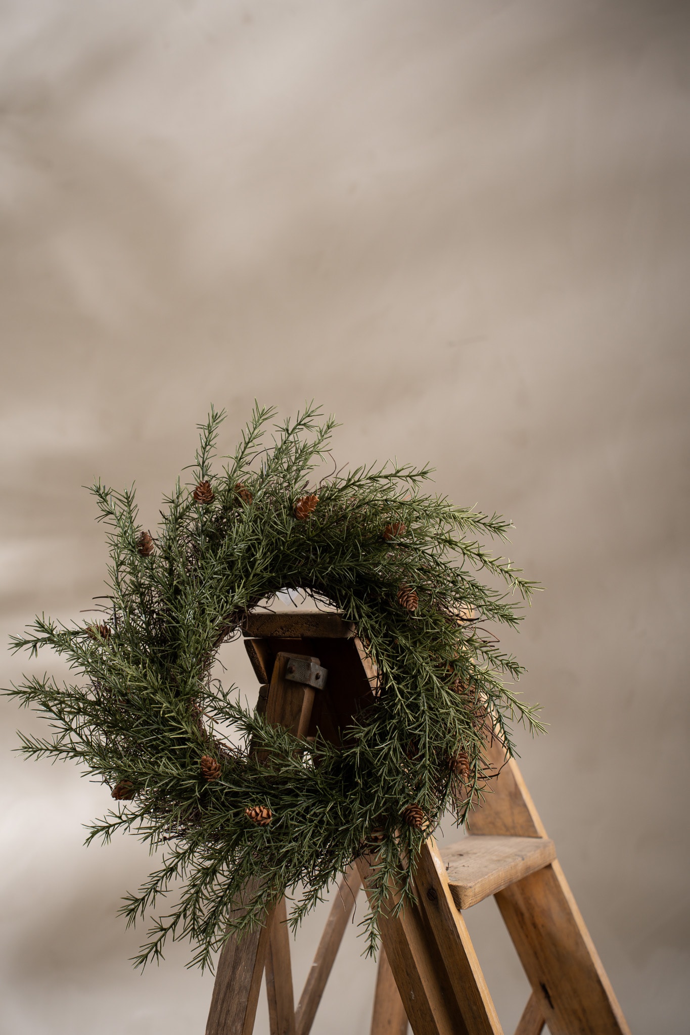 Grankrans med kottar