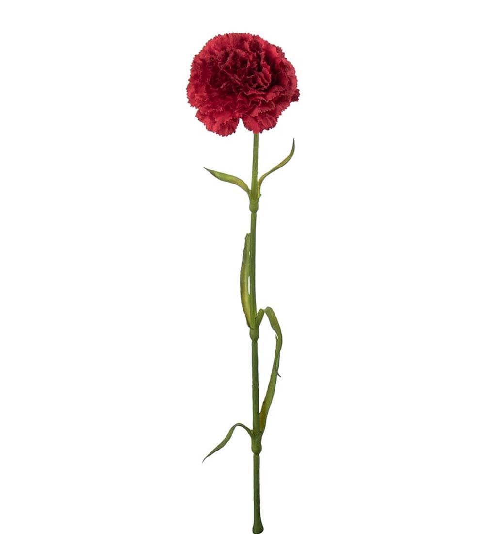 Konstgjord röd Nejlika 44cm