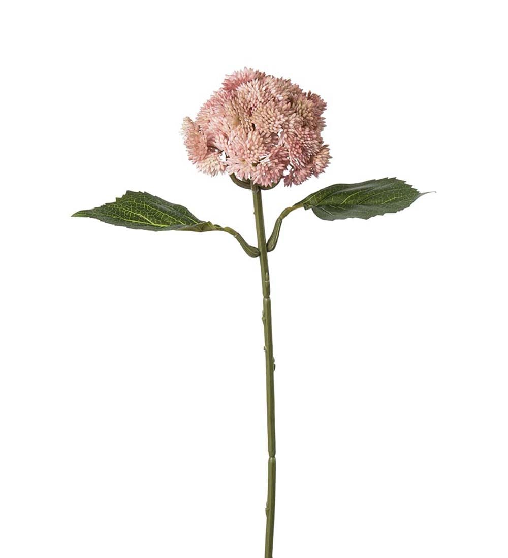 Konstgjord rosa Sedum 37cm
