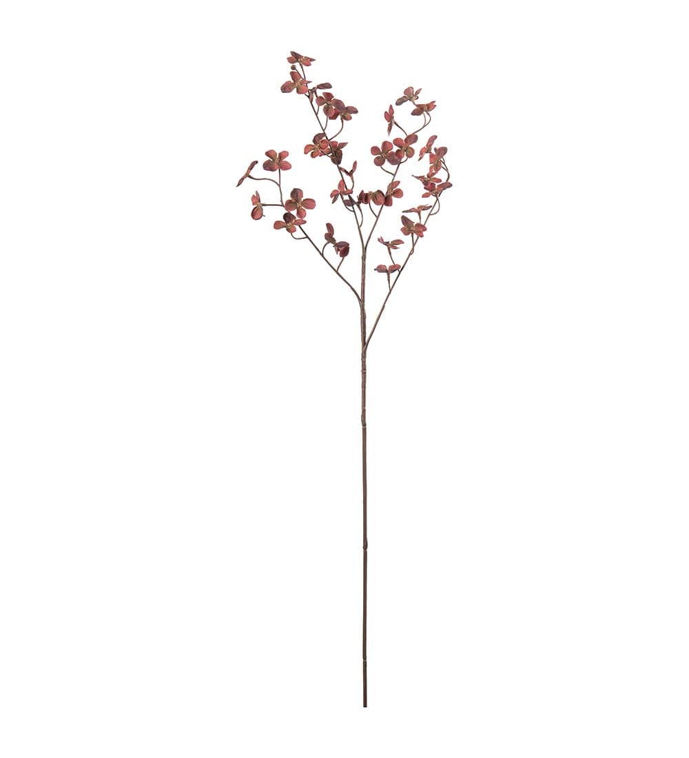Konstgjord burgundy Hortensia 72cm