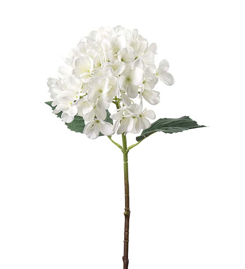 Konstgjord vit Hortensia 48cm