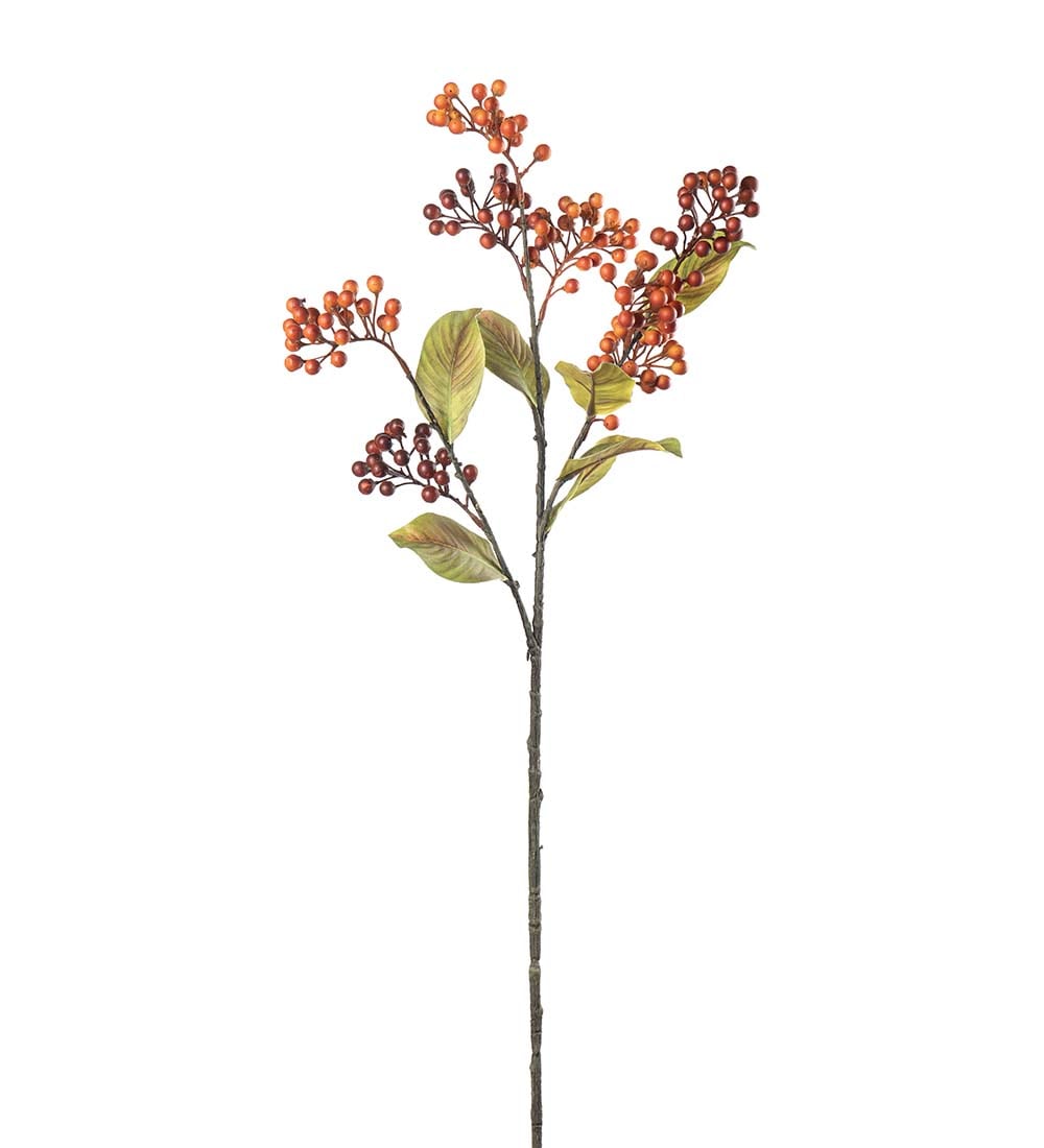 Konstgjord orange Bärkvist 76cm