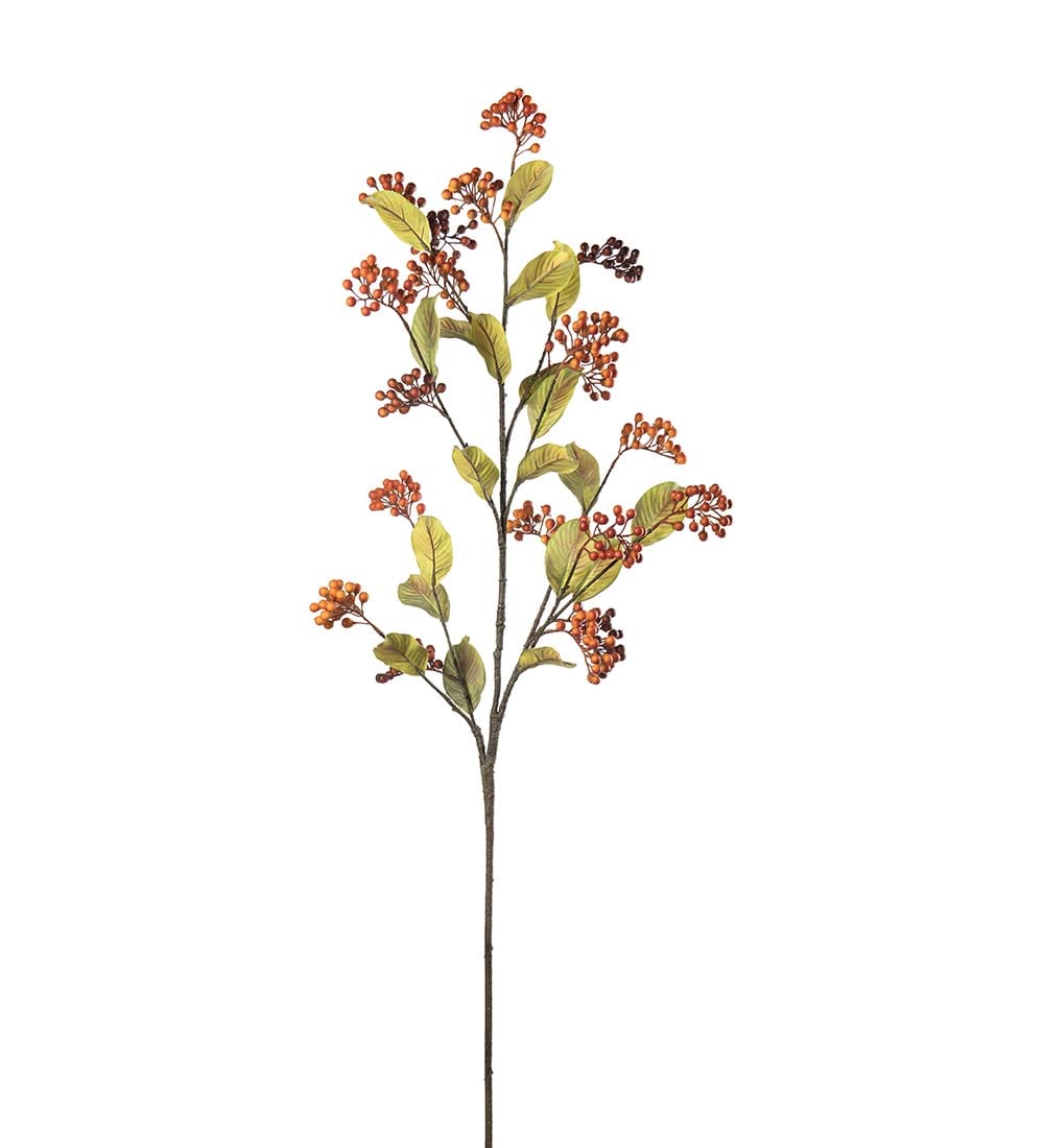 Konstgjord orange Bärkvist 120cm