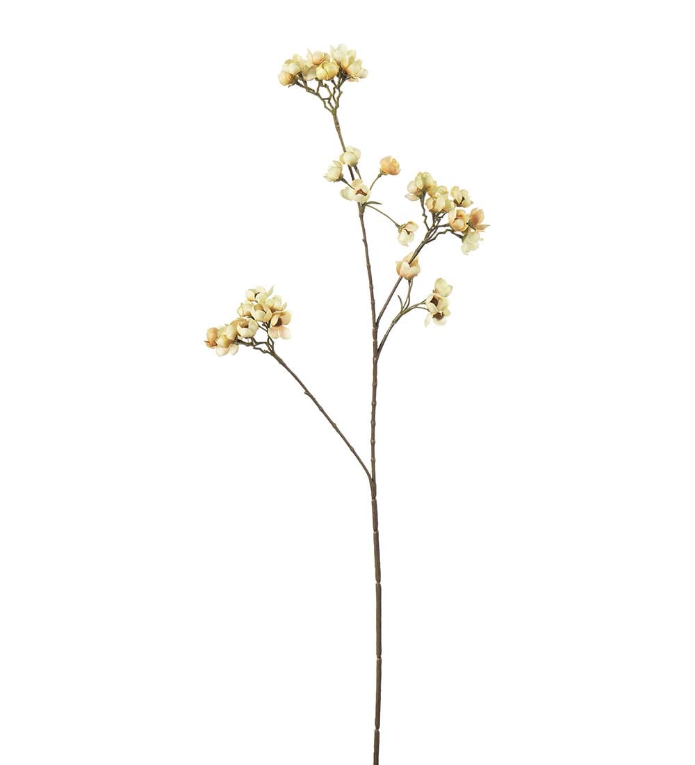 Konstgjord gul Persikoblom 67cm