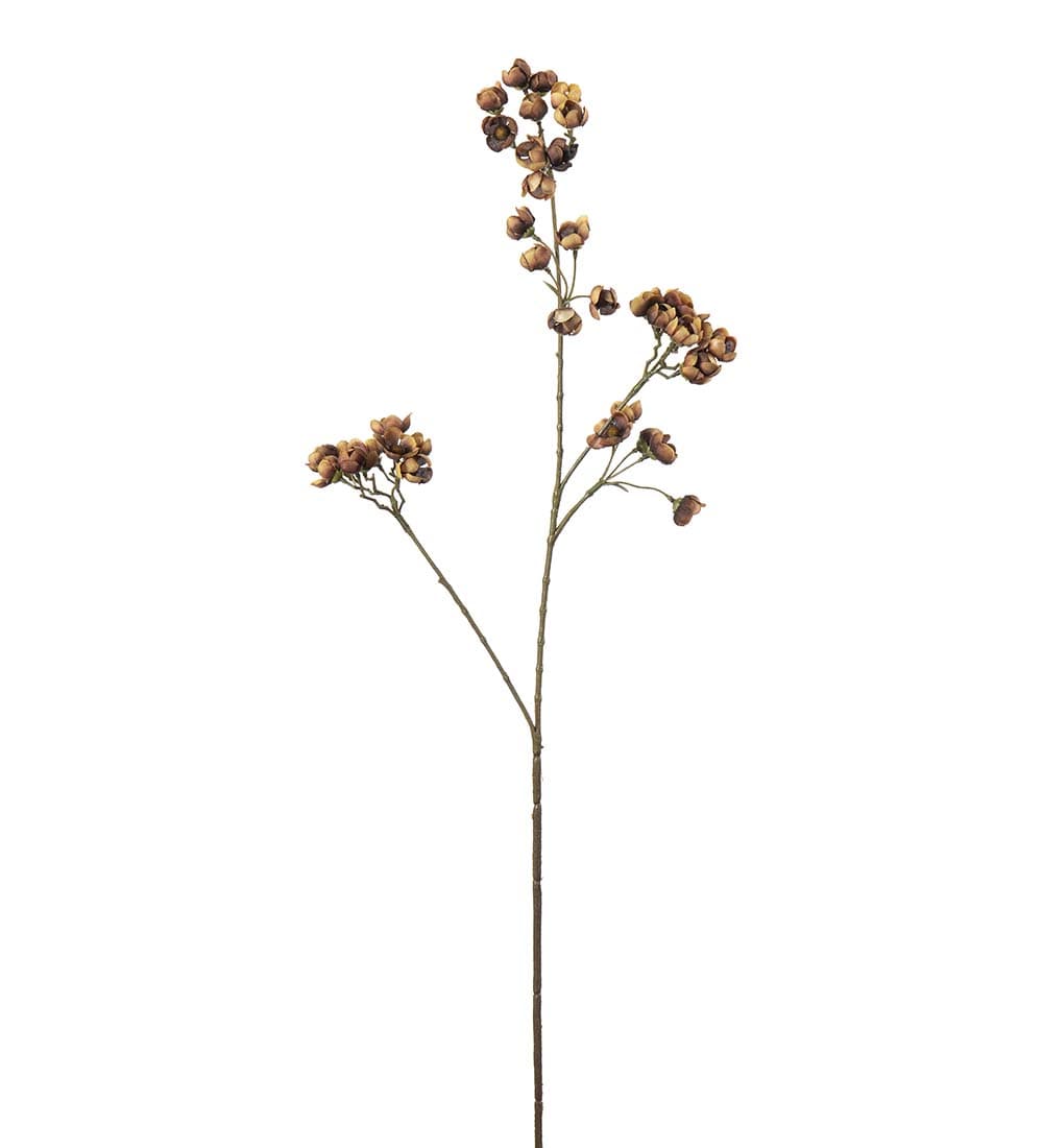 Konstgjord brun Persikoblom 67cm
