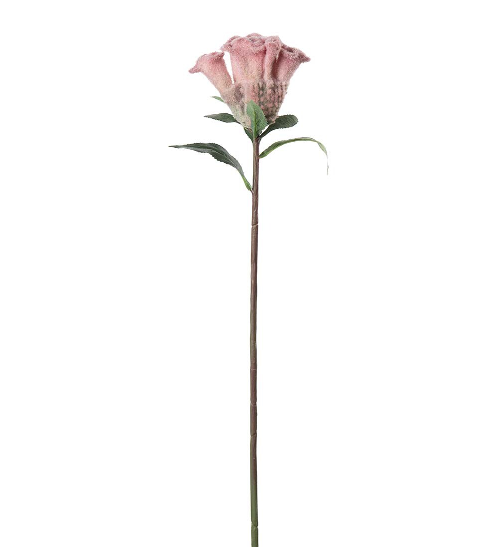 Konstgjord rosa Celosia 67cm
