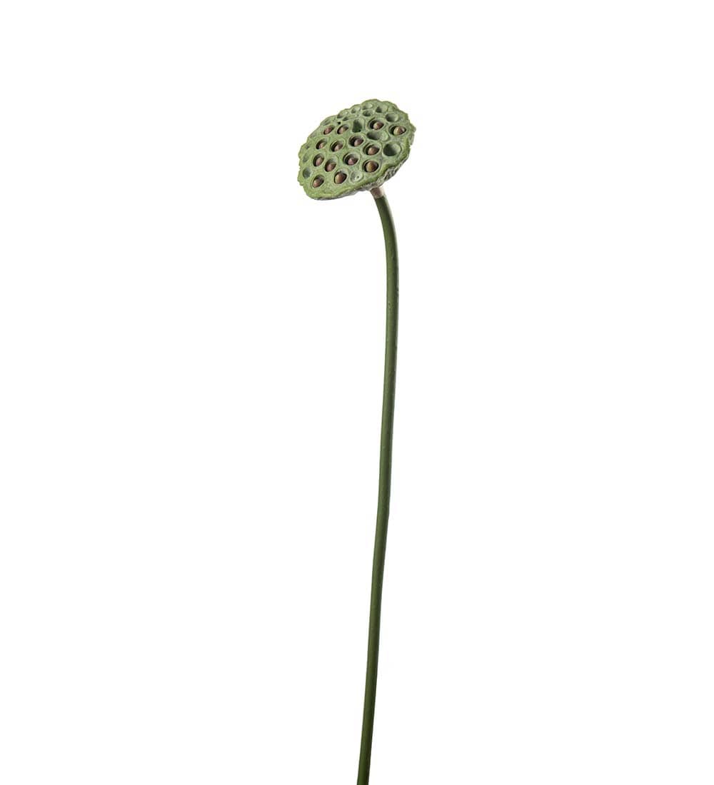 Konstgjord grön Lotus 60cm