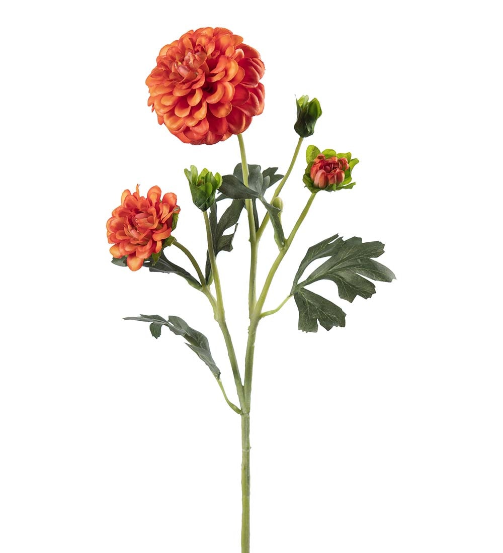 Konstgjord orange Chrysanthemum 52cm