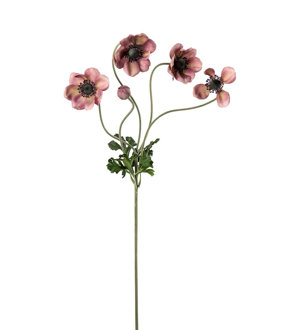 Konstgjord lila Anemon 75cm