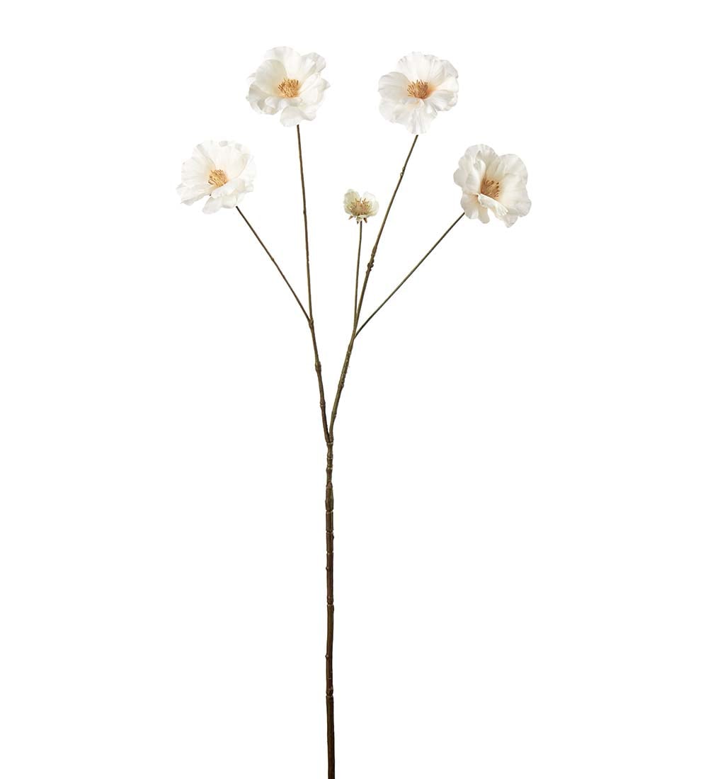 Konstgjord cream Ranuncel 80cm