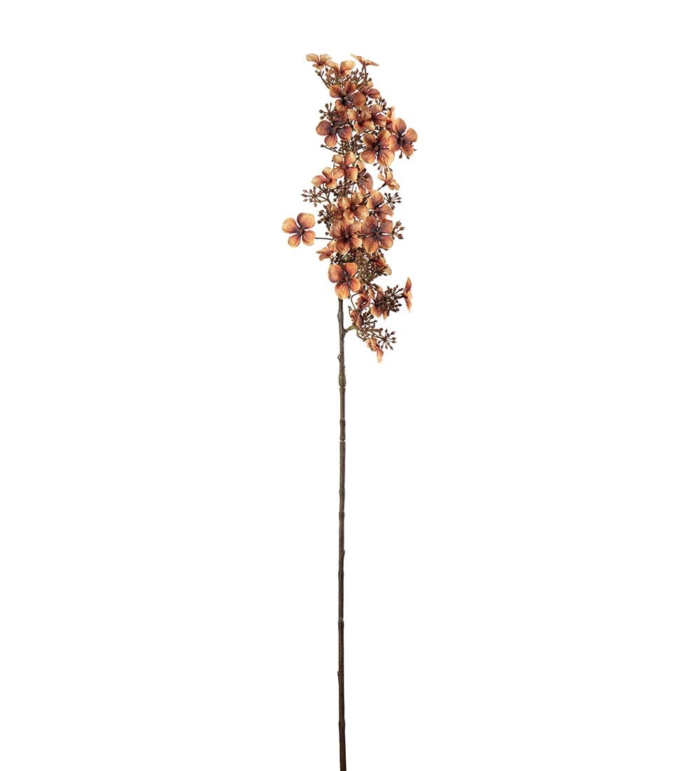 Konstgjord brun Hortensia 89cm