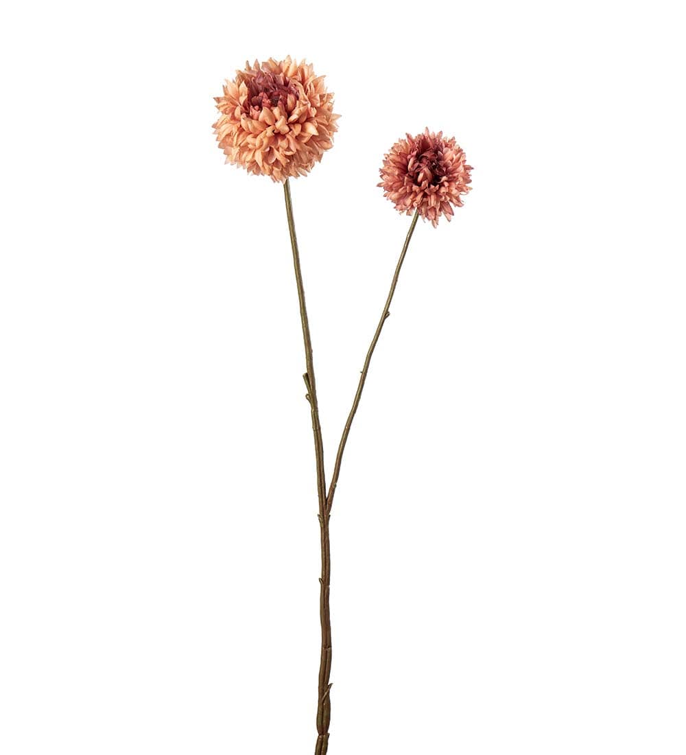 Konstgjord persika Chrysanthemum 65cm