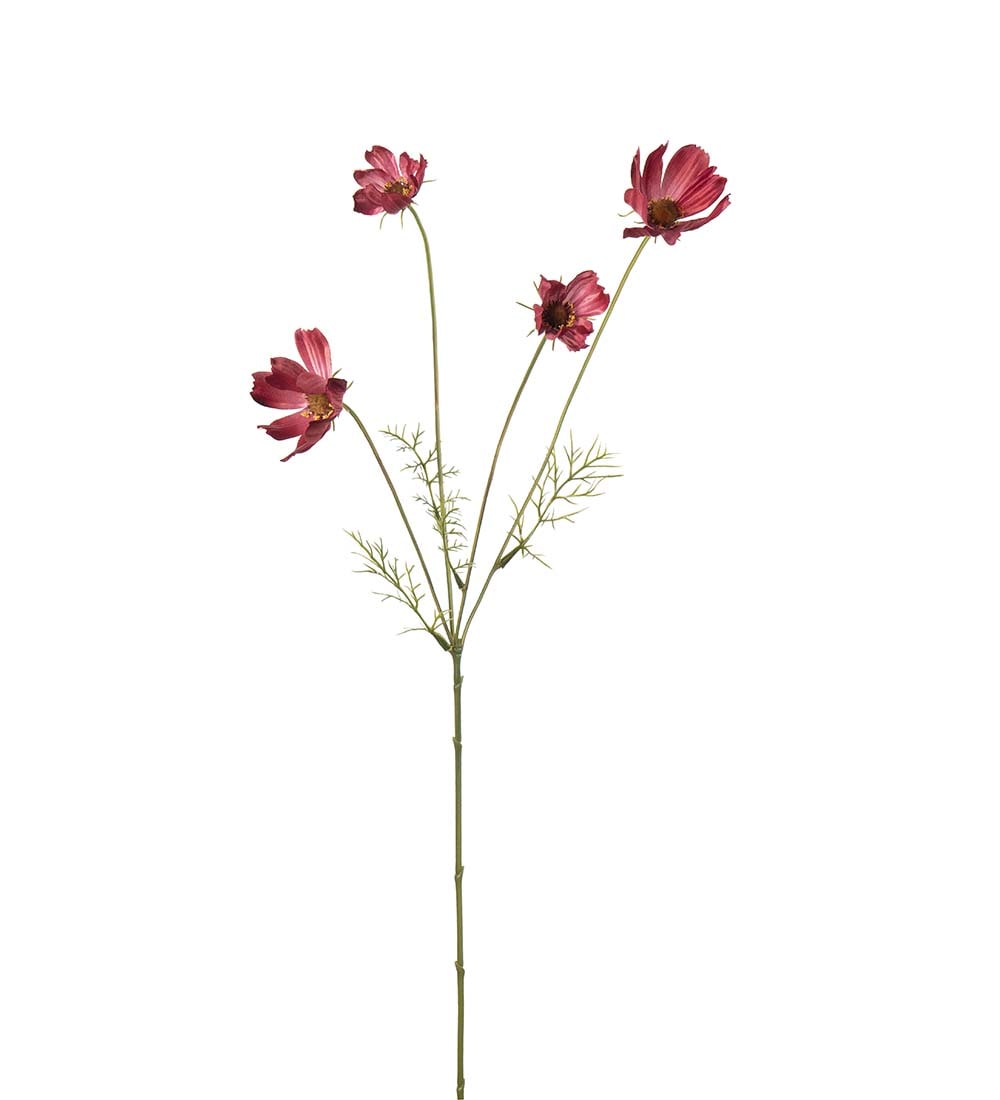 Konstgjord cerise Rosenskära 60cm