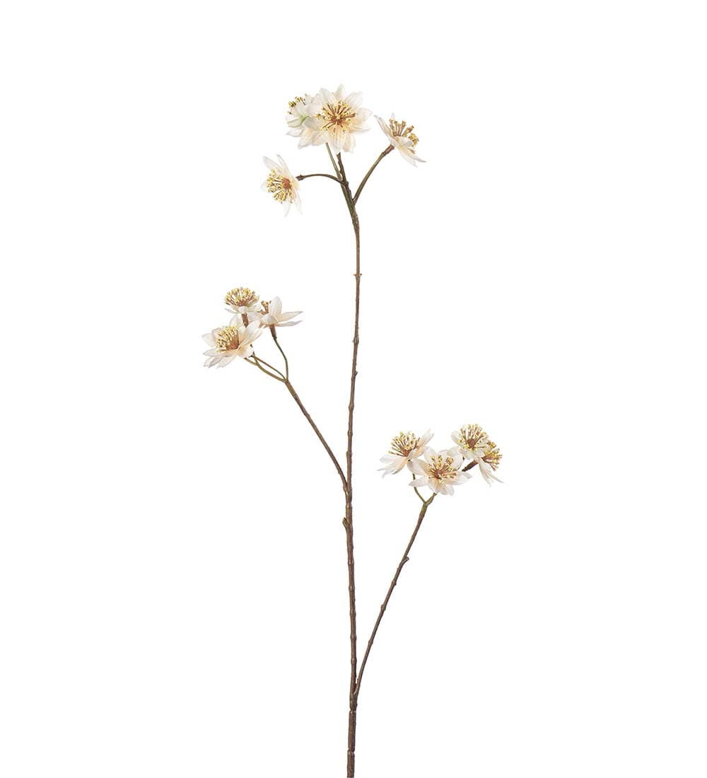 Konstgjord cream Stjärnflocka 72cm