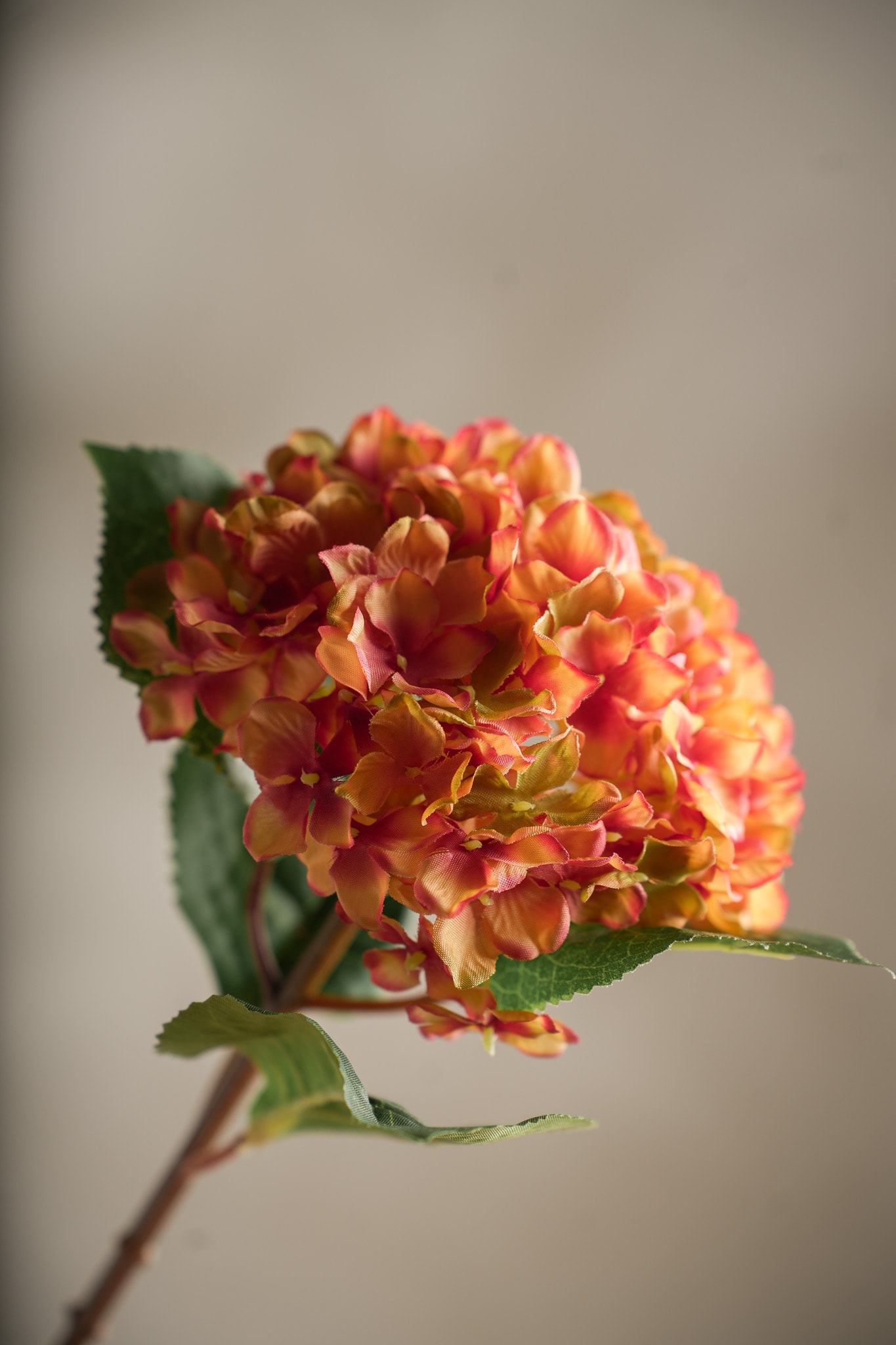 Konstgjord rosa Hortensia 40cm