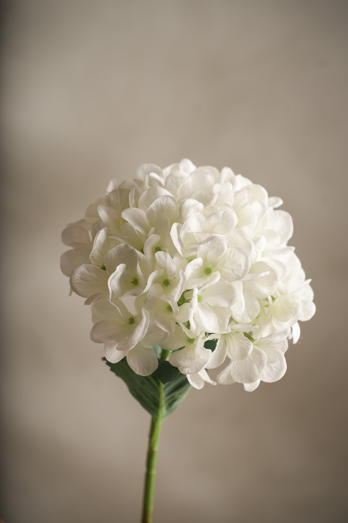 Konstgjord vit Hortensia 48cm