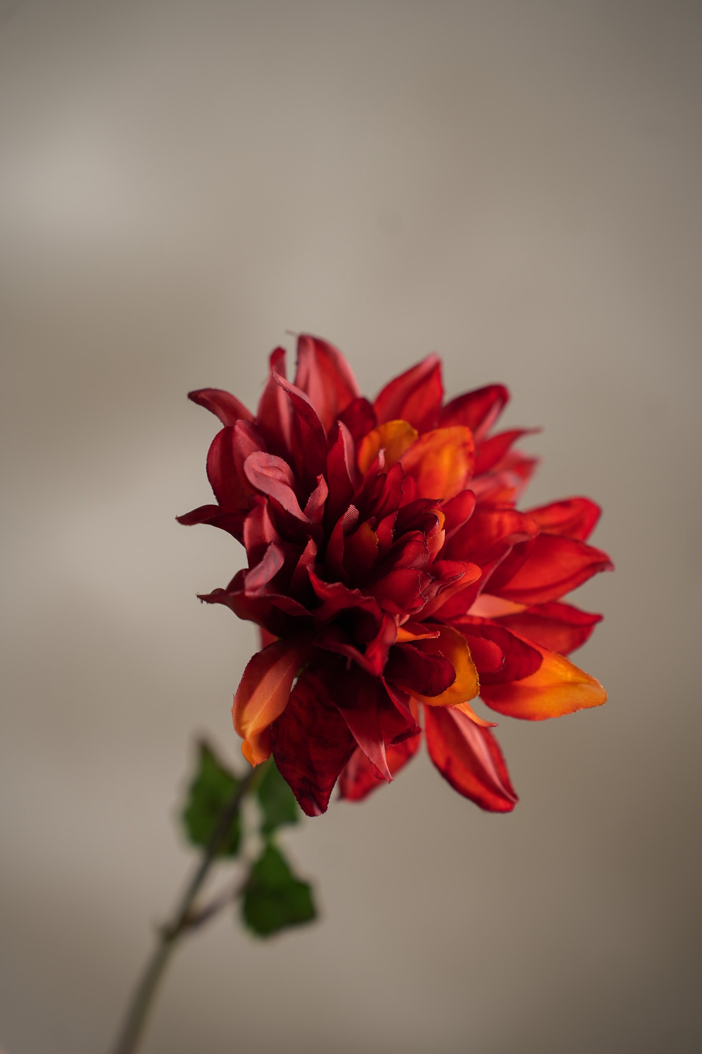 Konstgjord orange Dahlia 45cm