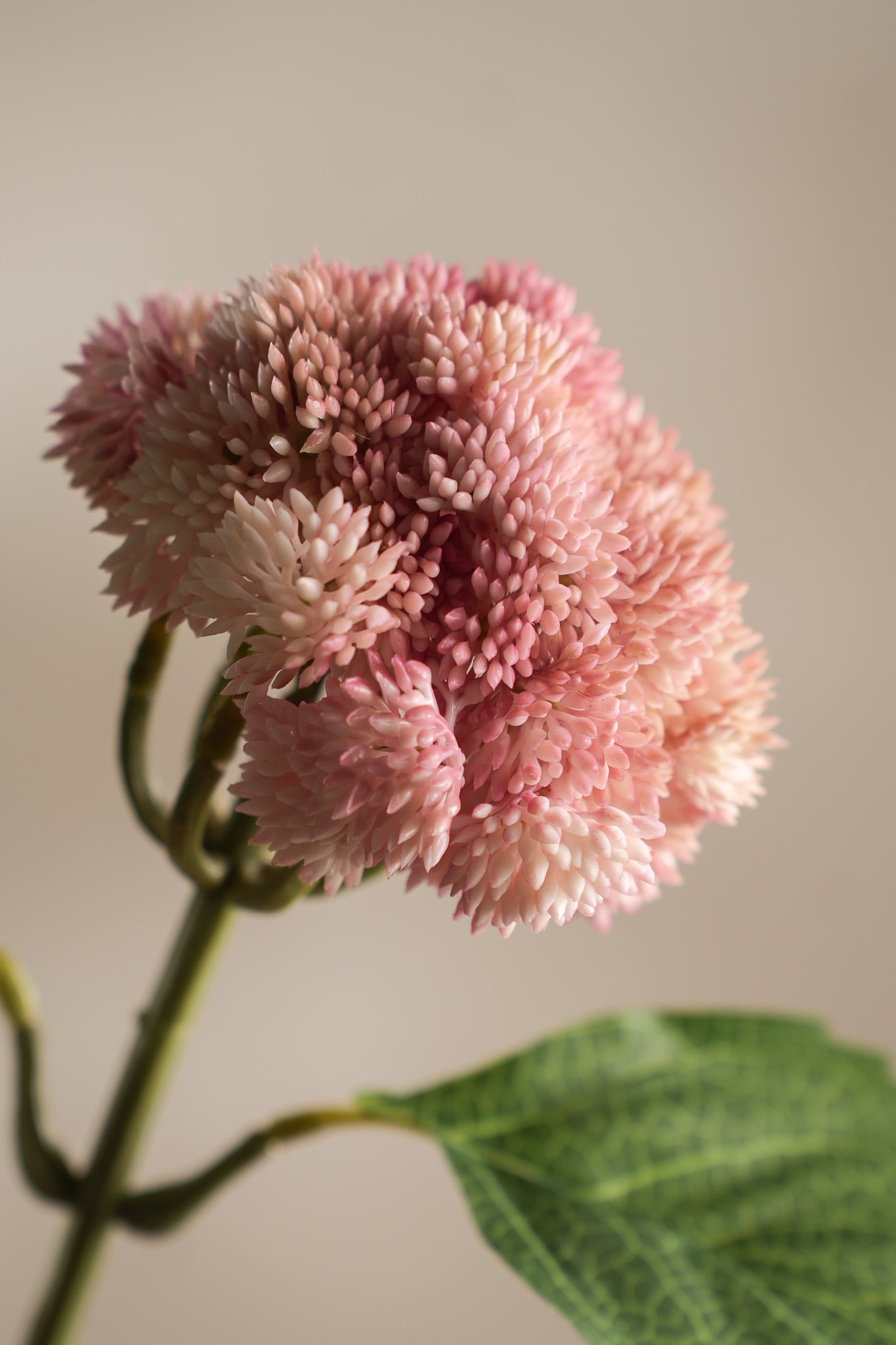 Konstgjord rosa Sedum 37cm