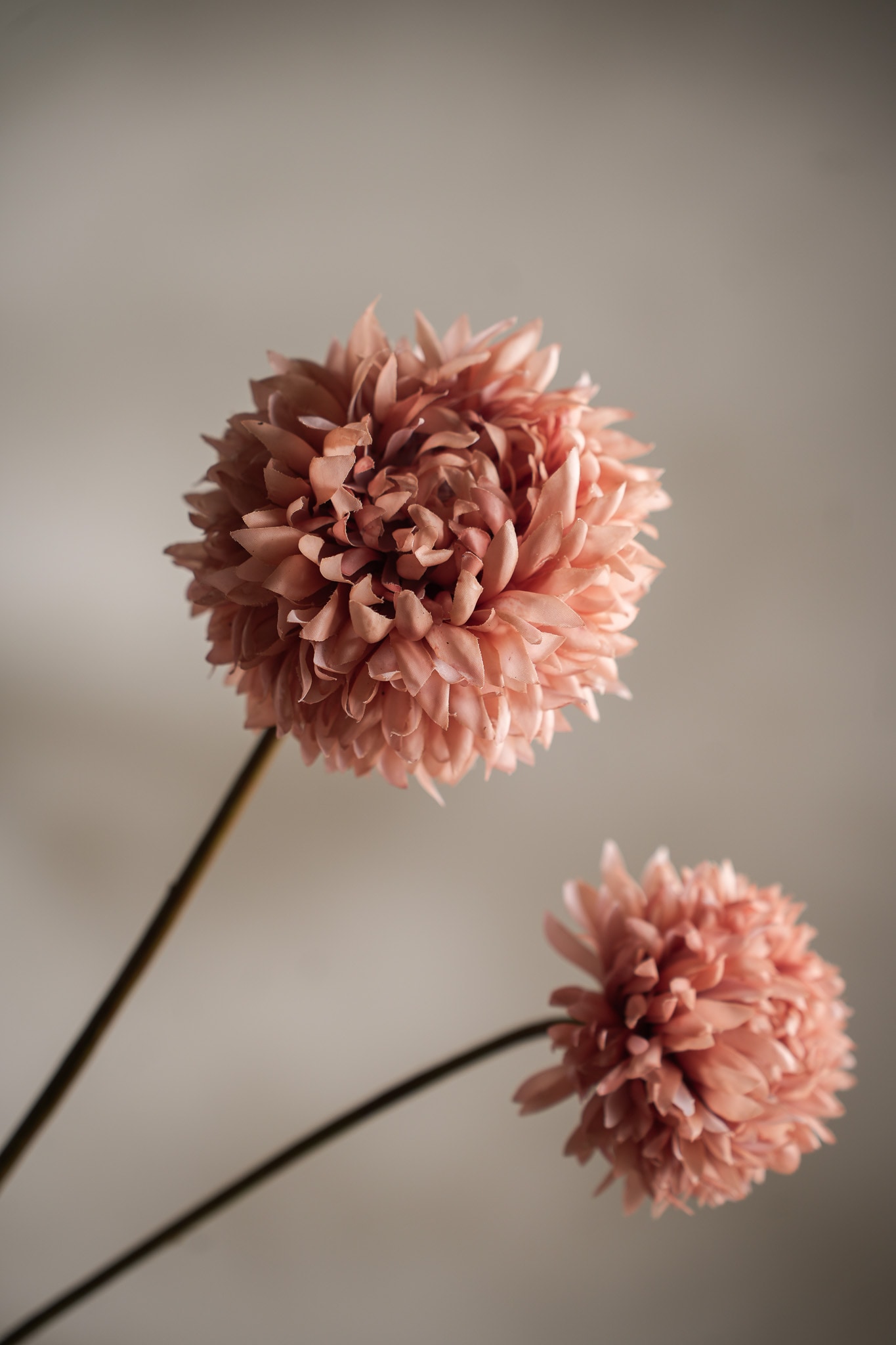 Konstgjord brun Chrysanthemum 65cm