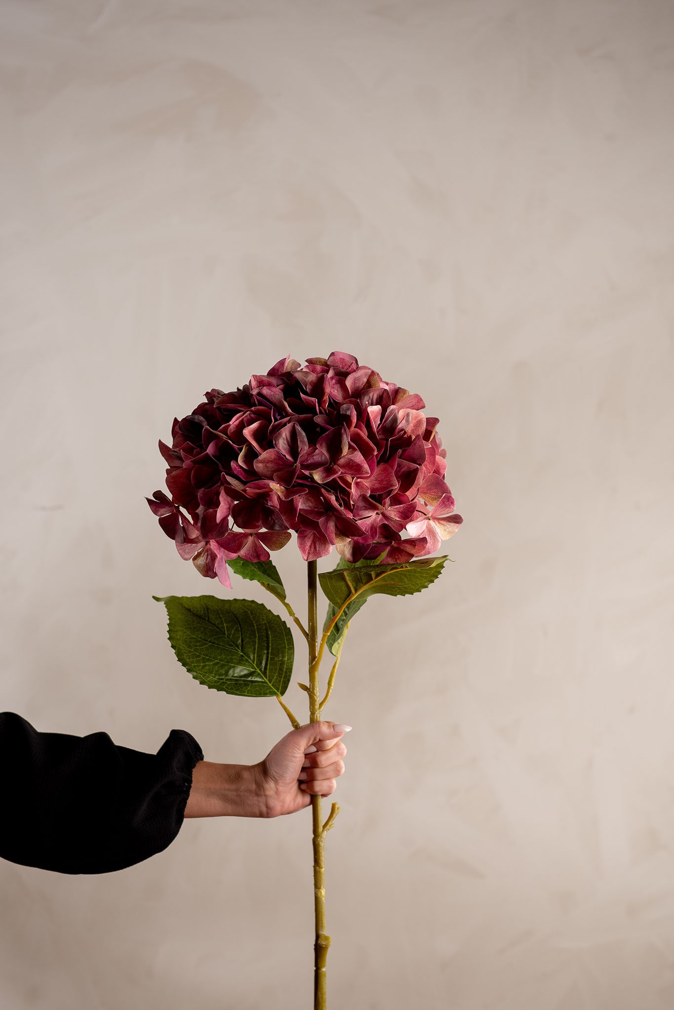 Konstgjord lila Hortensia 110cm
