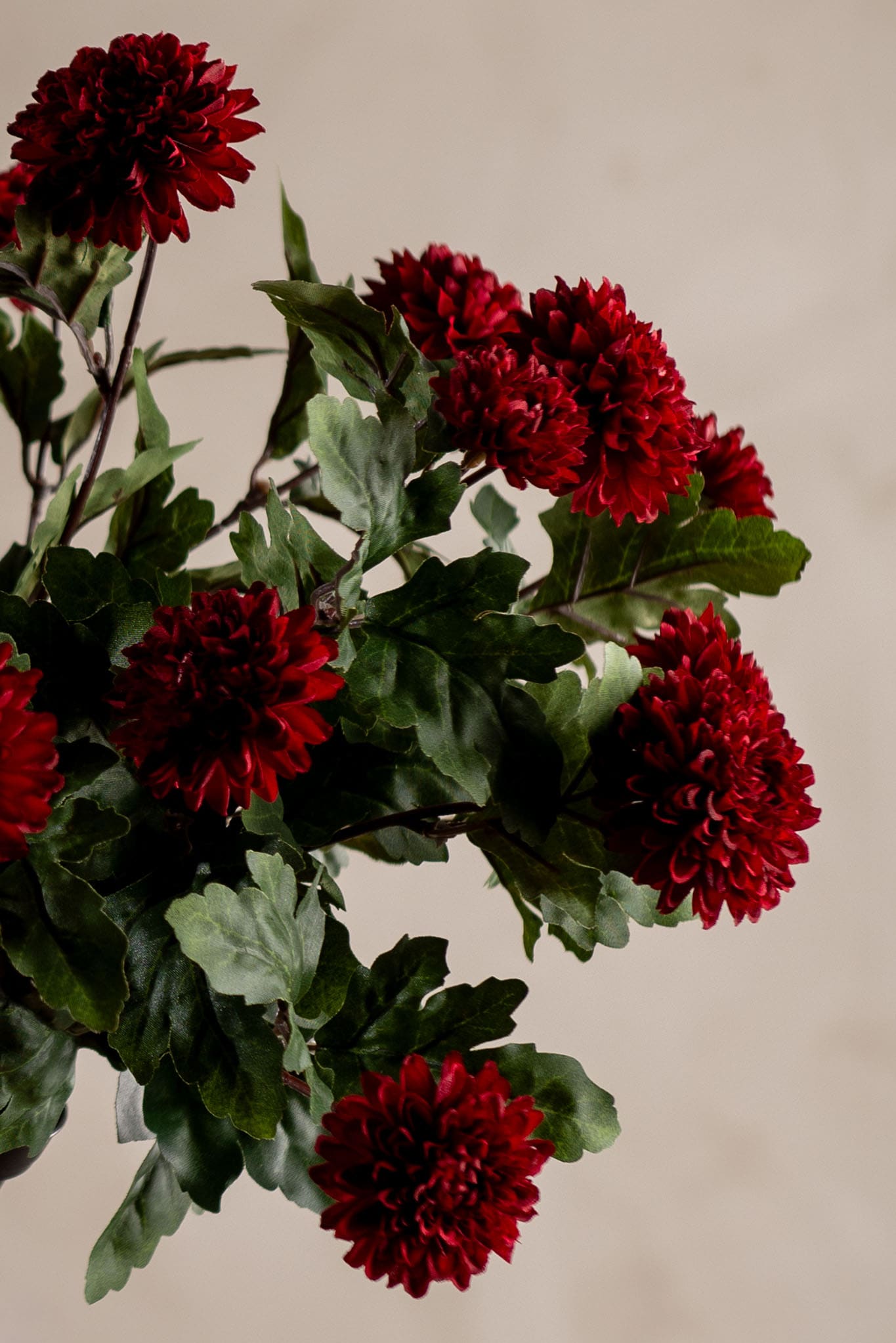 Konstgjord burgundy Chrysanthemum 30cm