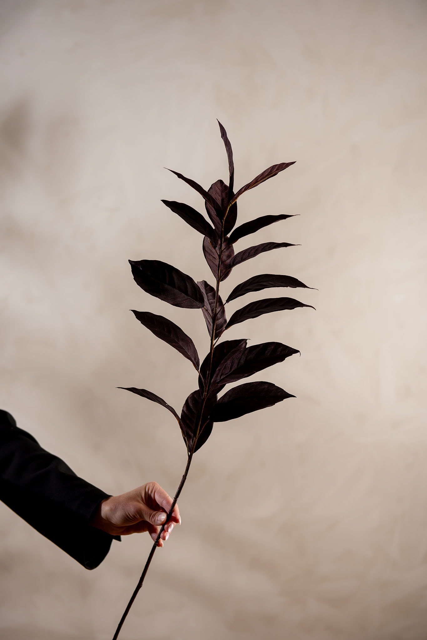 Konstgjord burgundy Blad 100cm